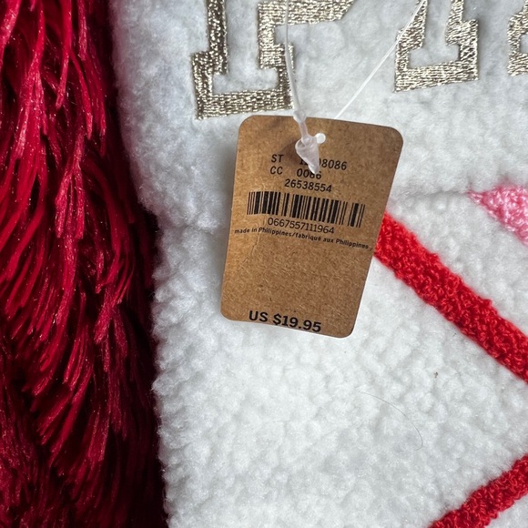 PINK Victoria's Secret Red and Pink Plaid Stocking - Picture 2 of 7